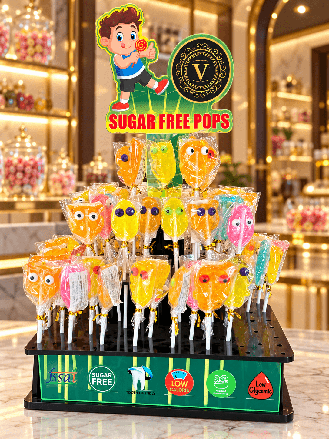 Acrylic Candy Pop Display Stand