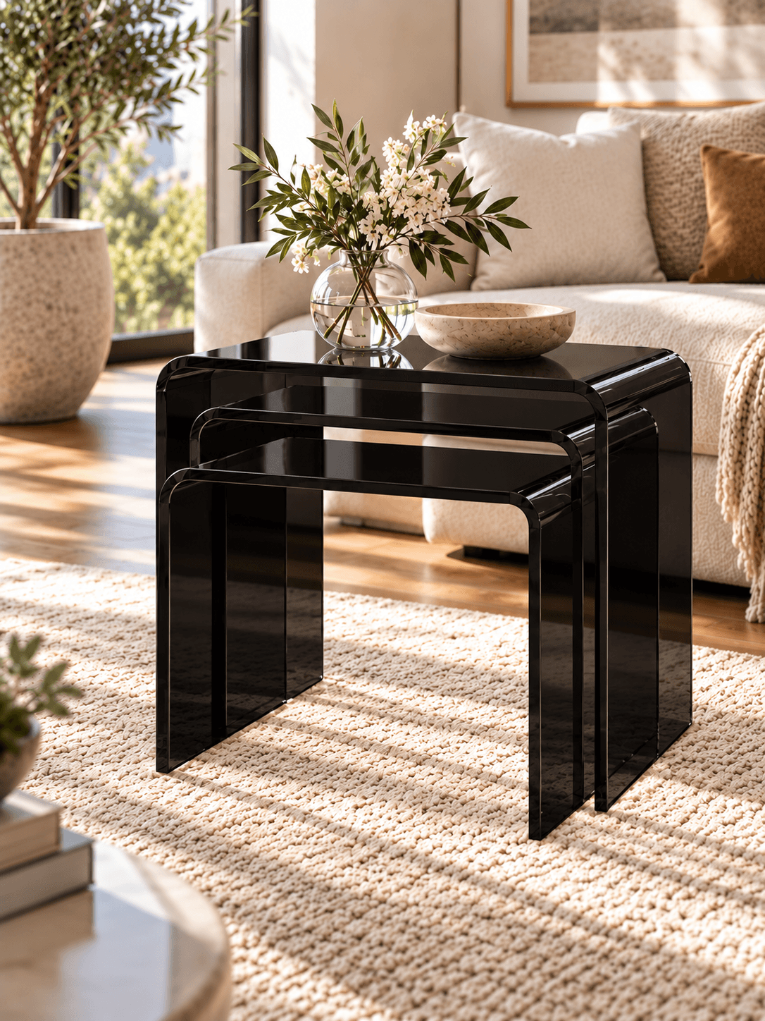 Vintage Side Table 45.7 x 35.6 x 50.8 cms 10mm image 1
