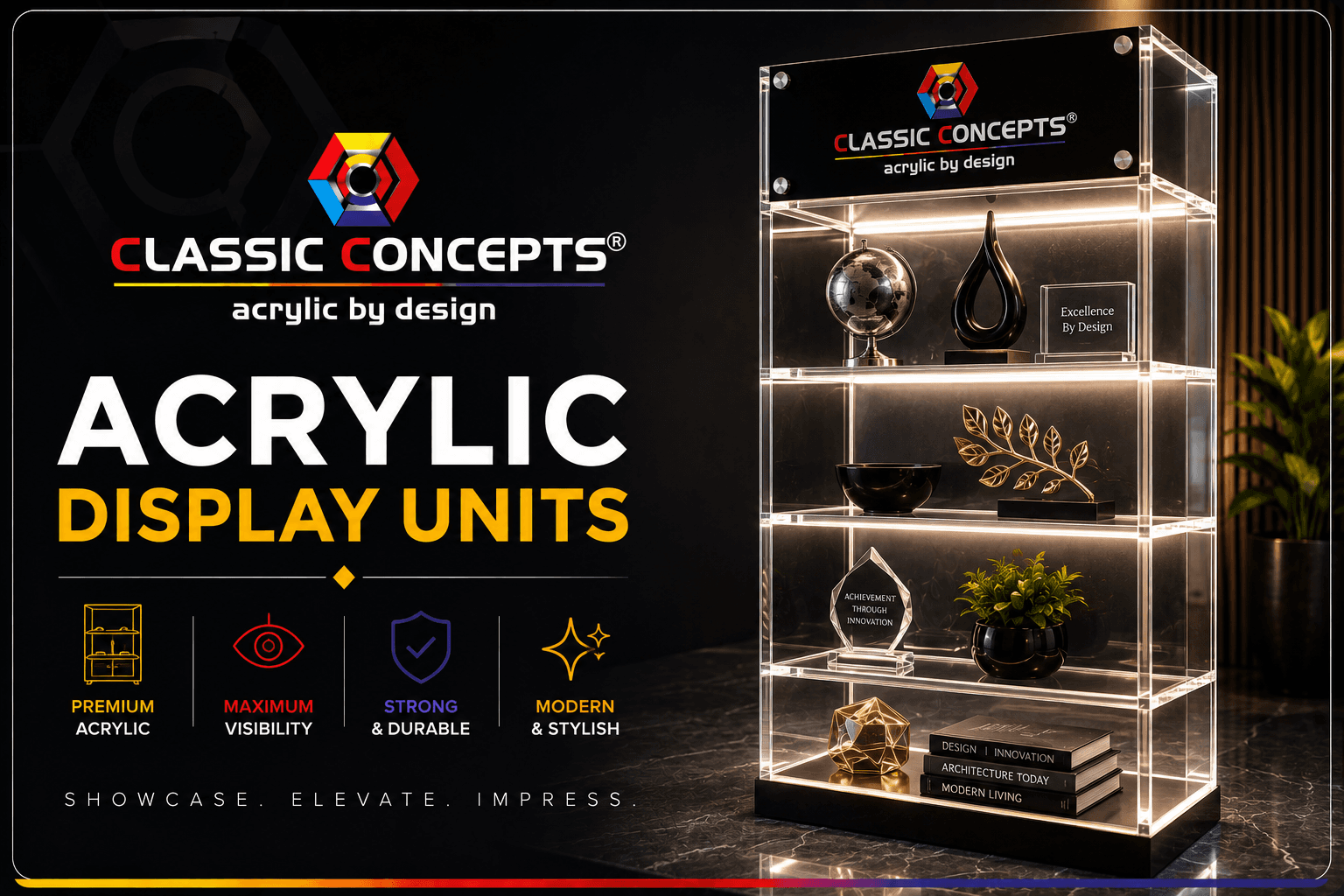 Acrylic Display Units