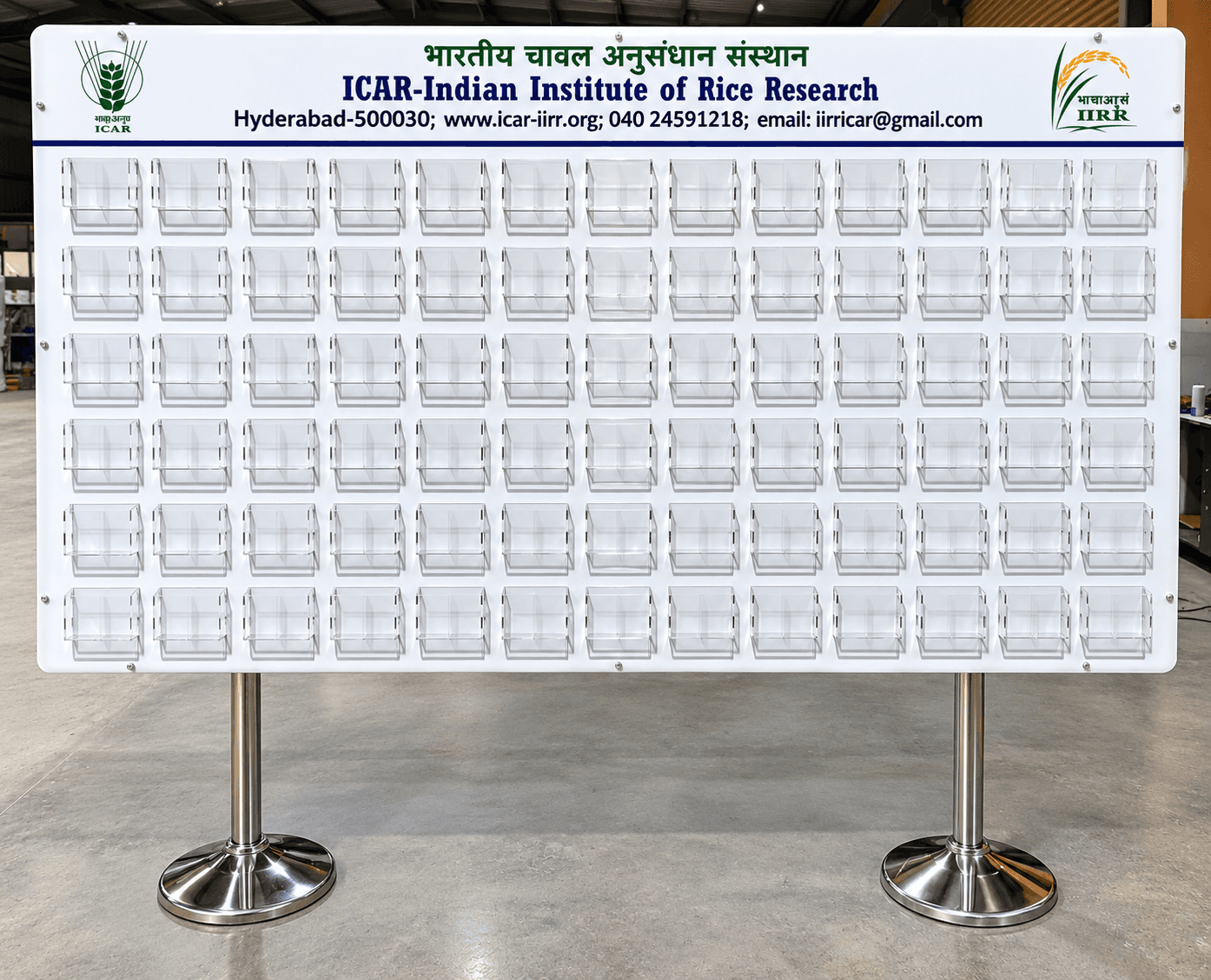 Multi-Pocket Acrylic Display Stand