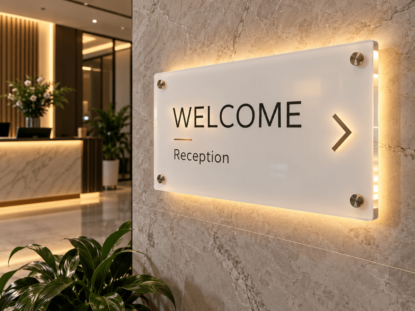 Acrylic LED Internal Signage