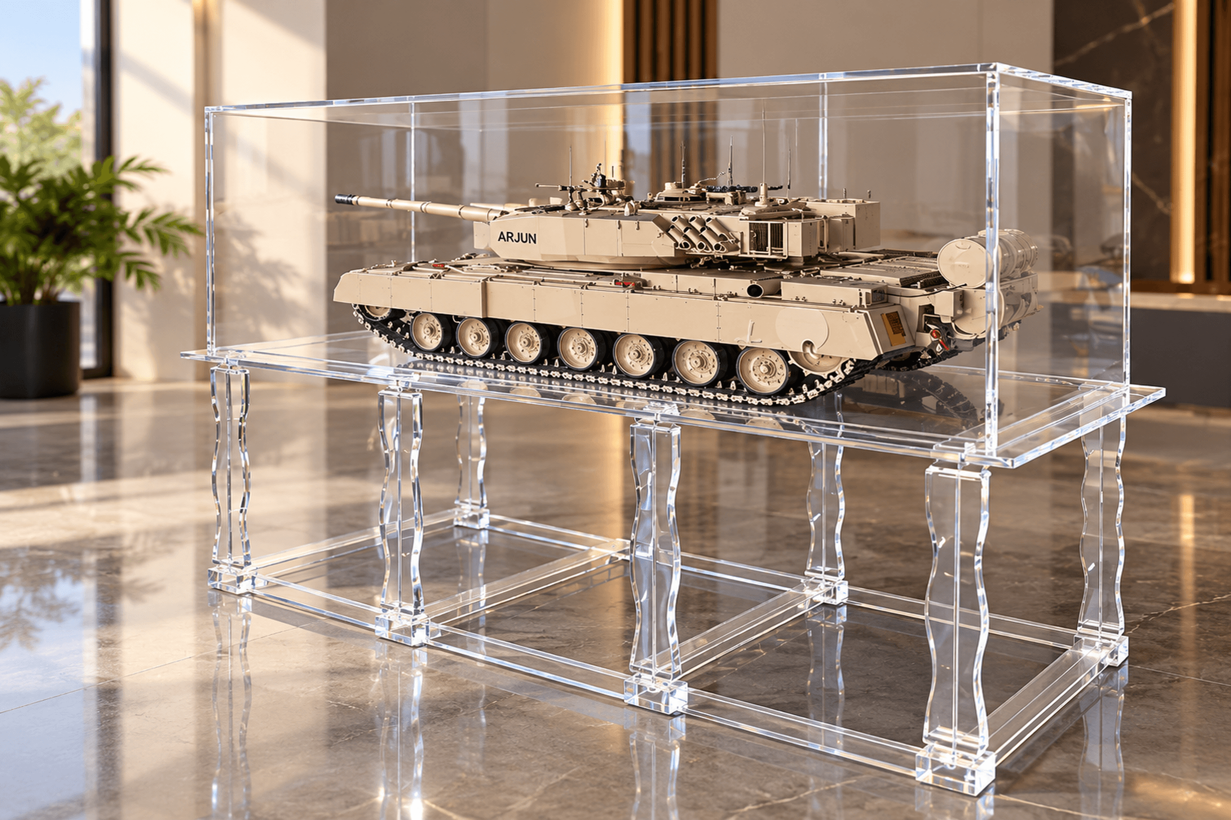 Clear Acrylic Display Pedestal Stand