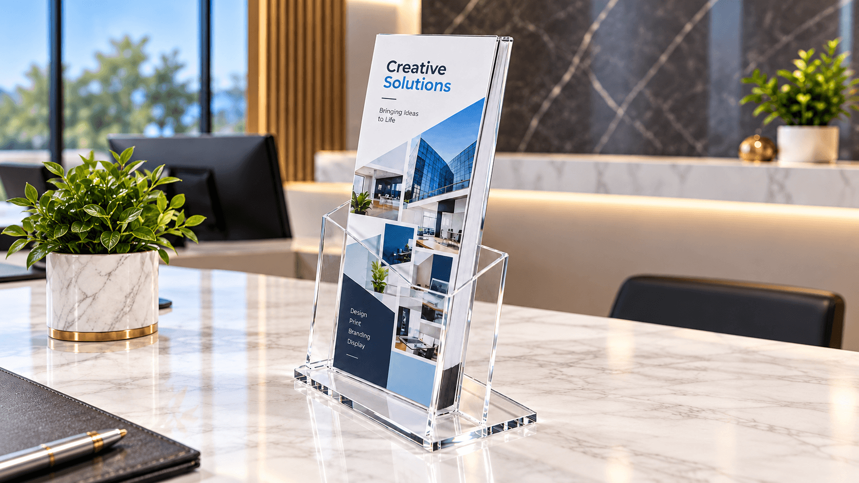 Acrylic Brochure Display Stand