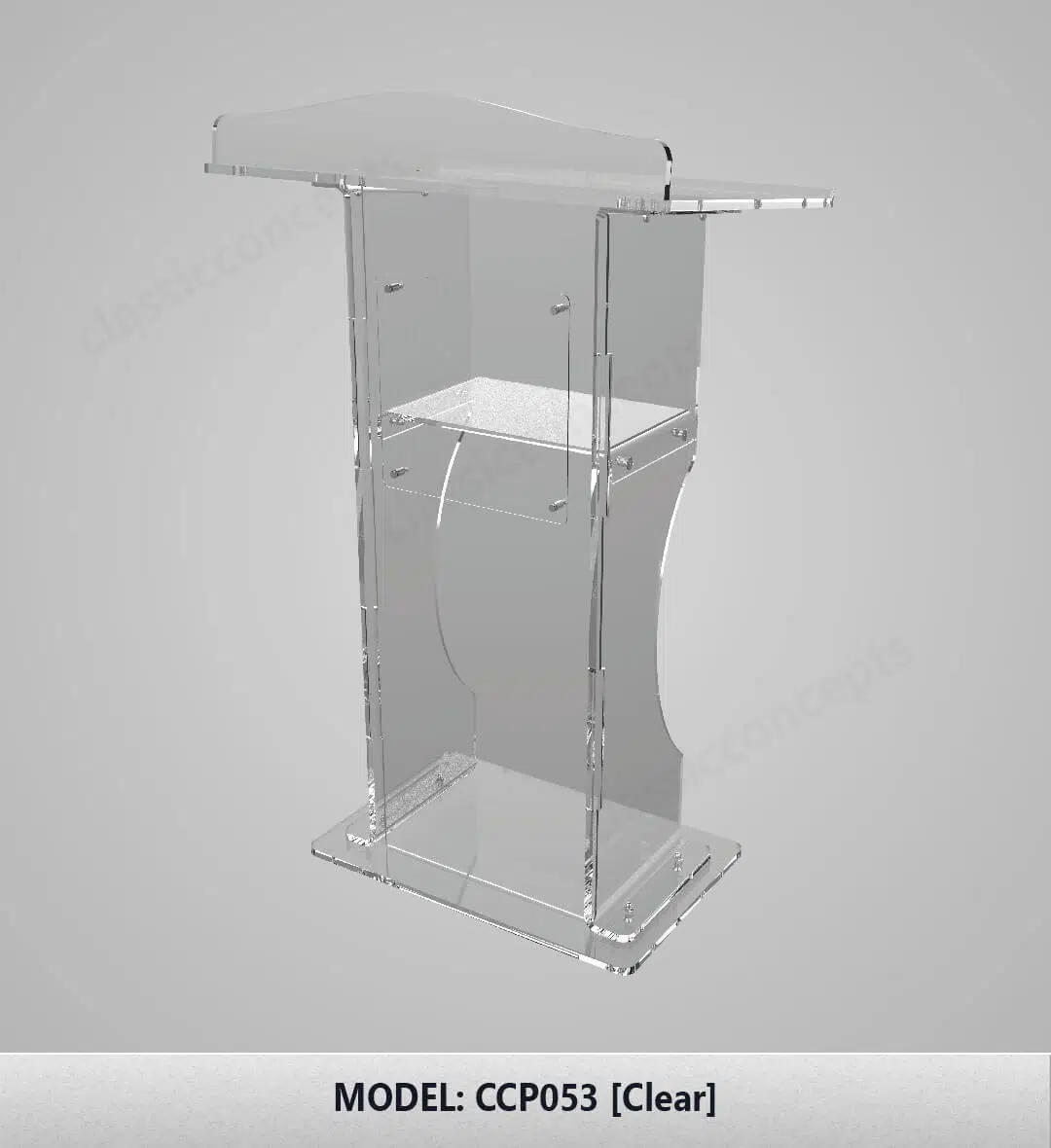 Acrylic Podium Model CCP053