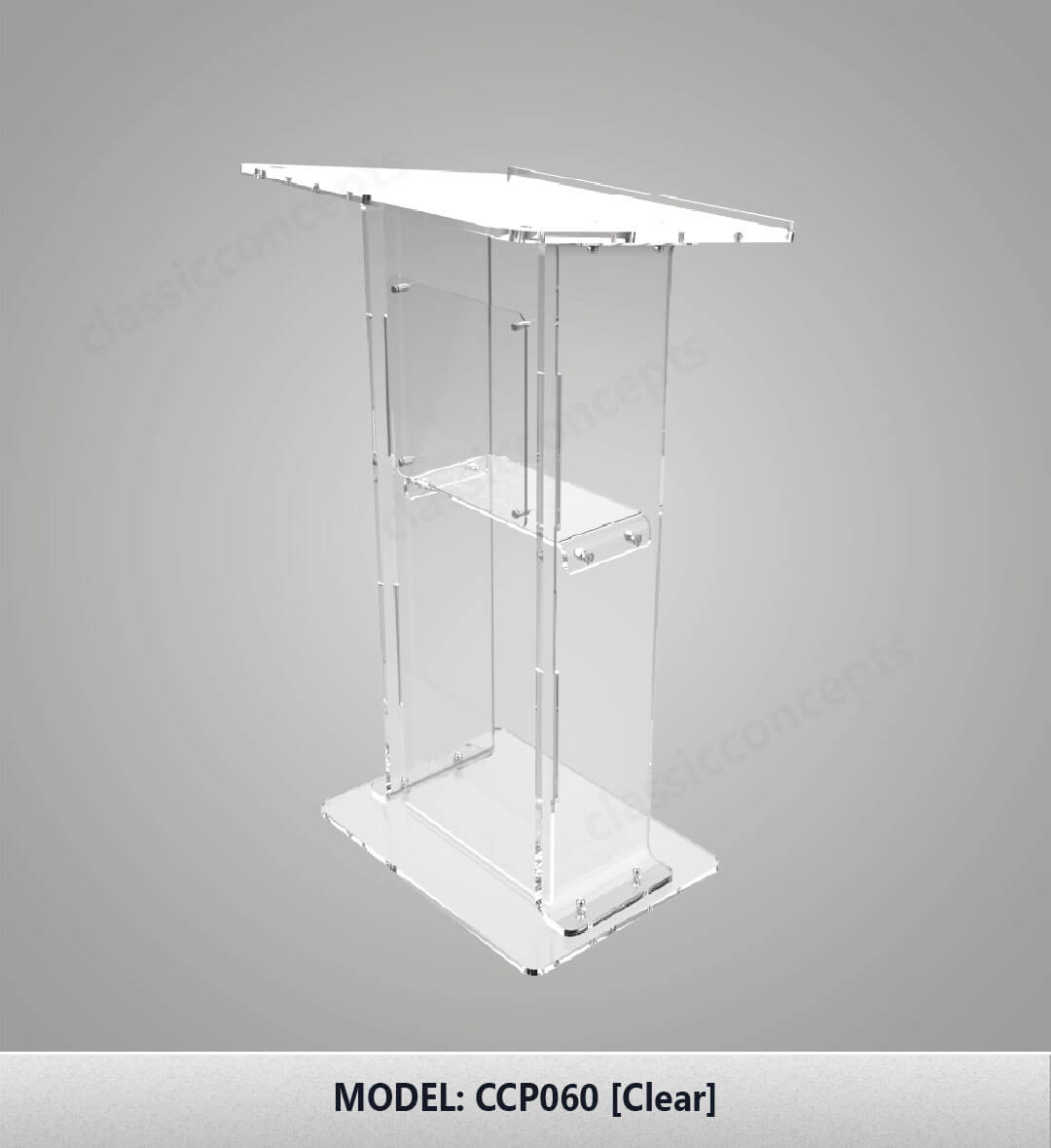 Acrylic Podium Model CCP060