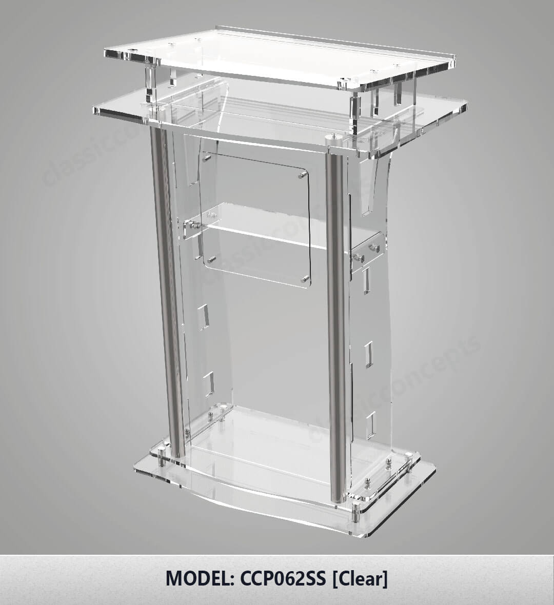 Acrylic Podium Model CCP062s