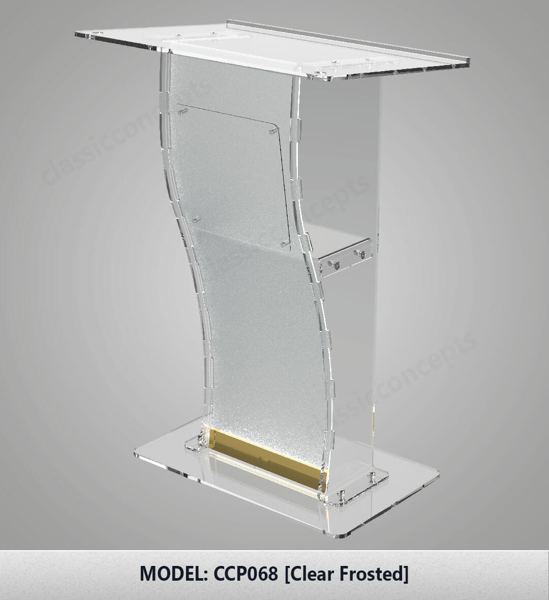 Acrylic Podium Model CCP068