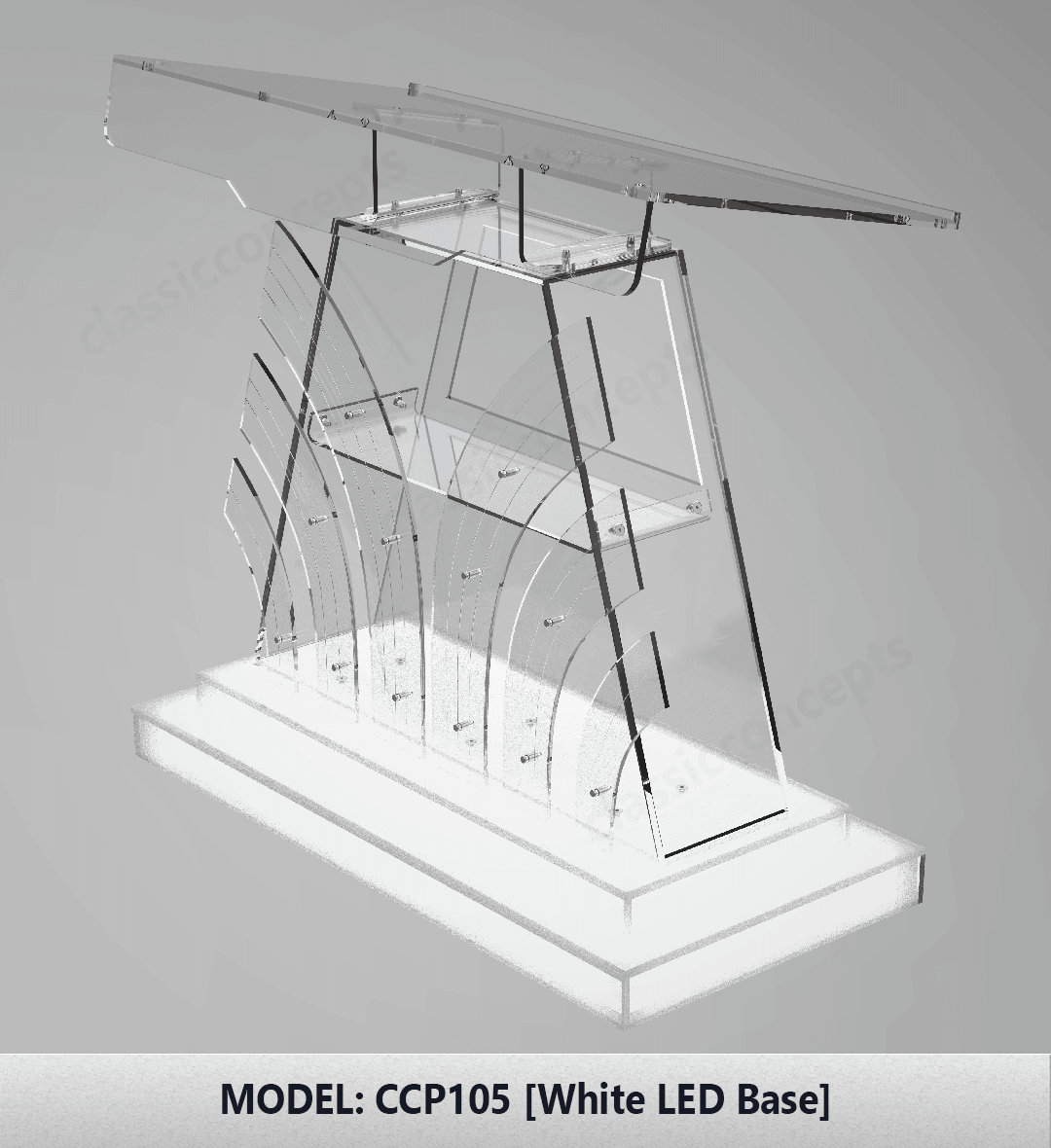 Acrylic Podium Model CCP105